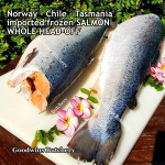 Salmon frozen bone-in Norway / Chile / Tasmania STEAK 3/4" 2cm (price/pack 500gr 2-3pcs)